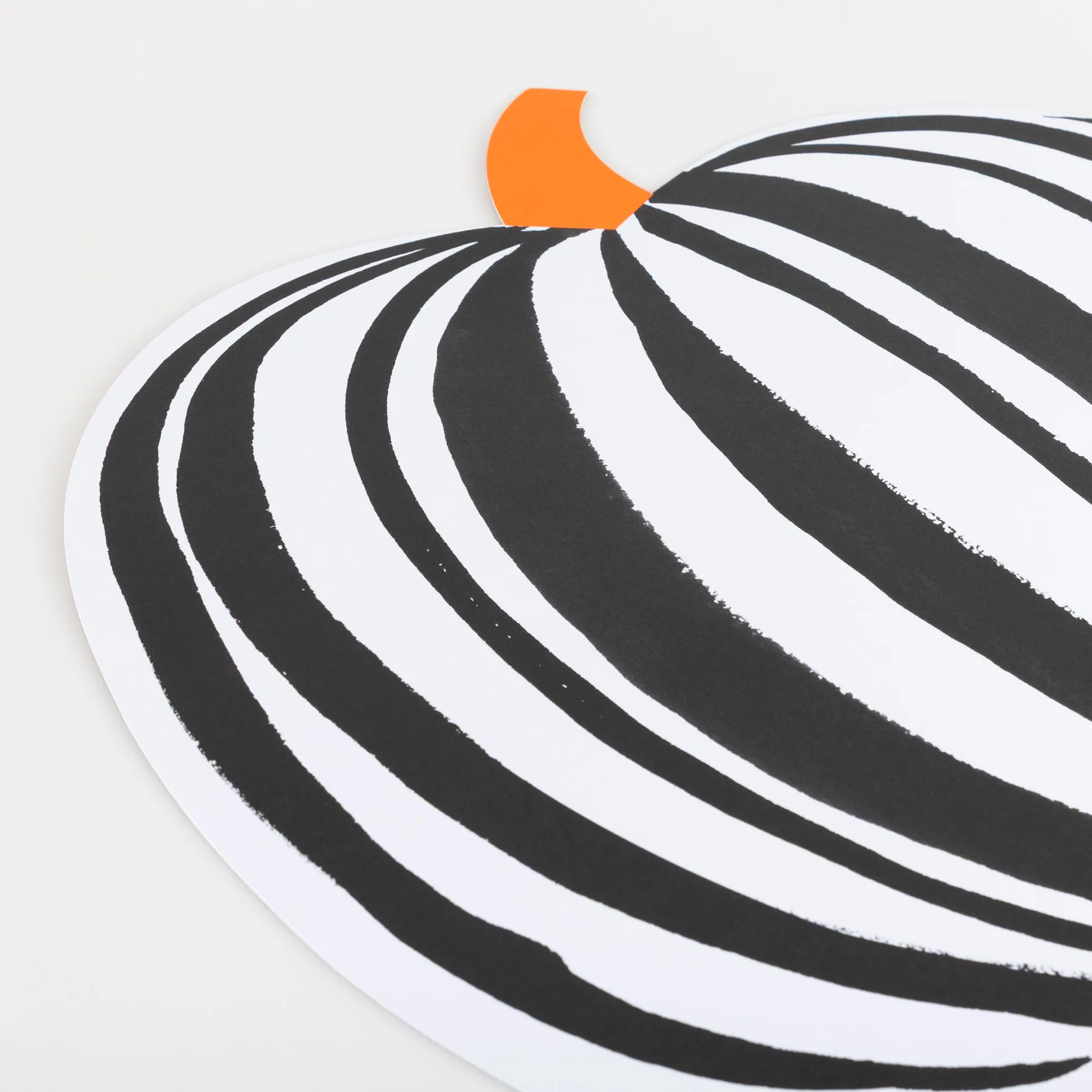 Stripe Pumpkin Placemats, Pack of 12