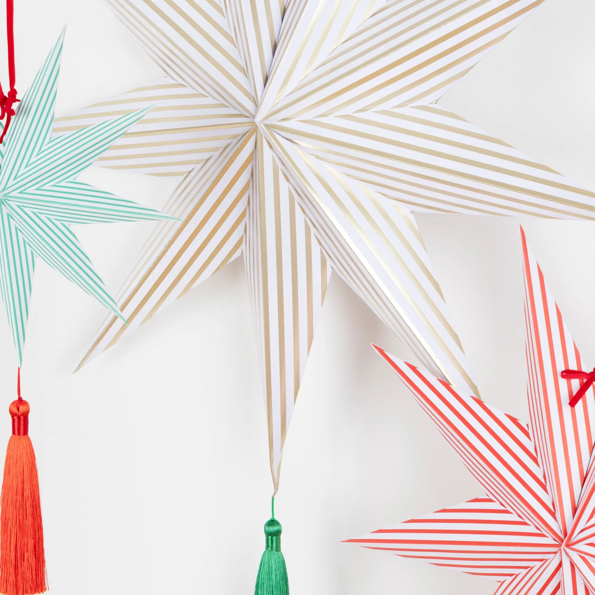 Stripe Star Decorations