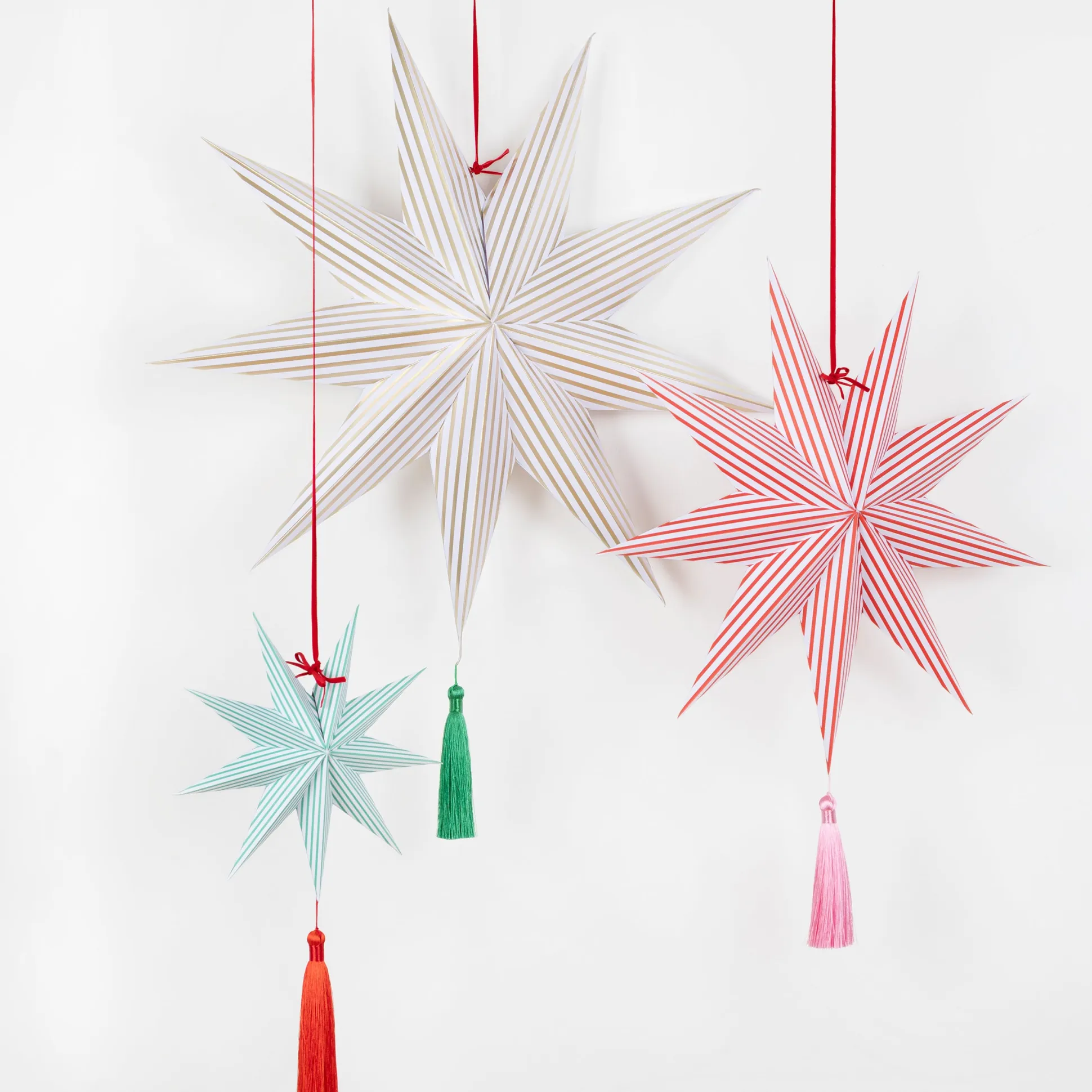 Stripe Star Decorations