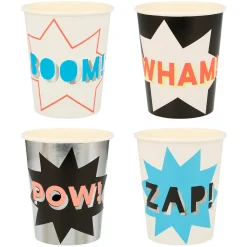 Superhero Cups, Pack of 8