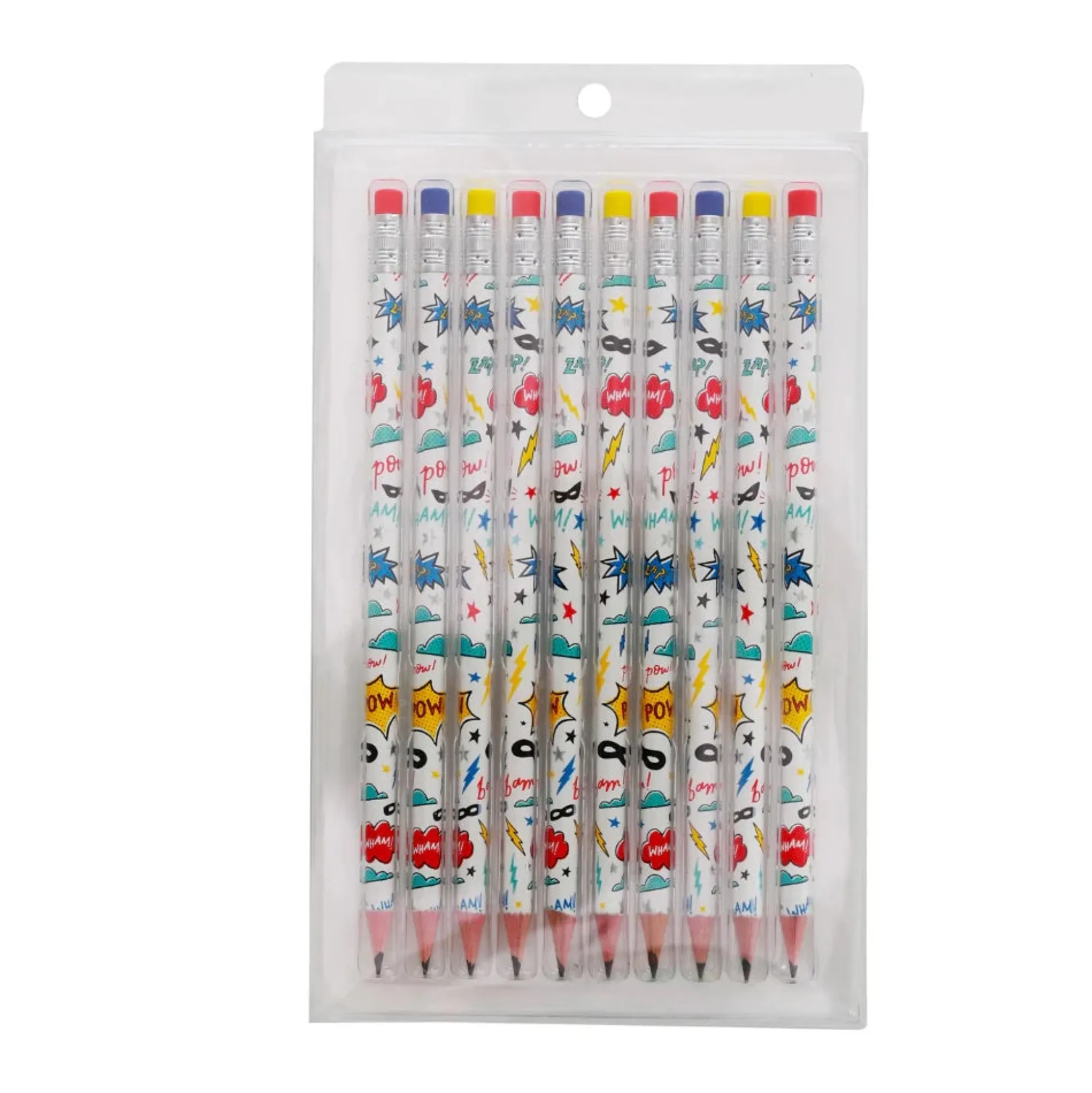 Superhero Pencil Set, Pack of 10