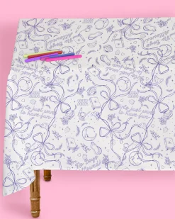 Sweet Dreams Tablecloth - paper coloring tablecloth