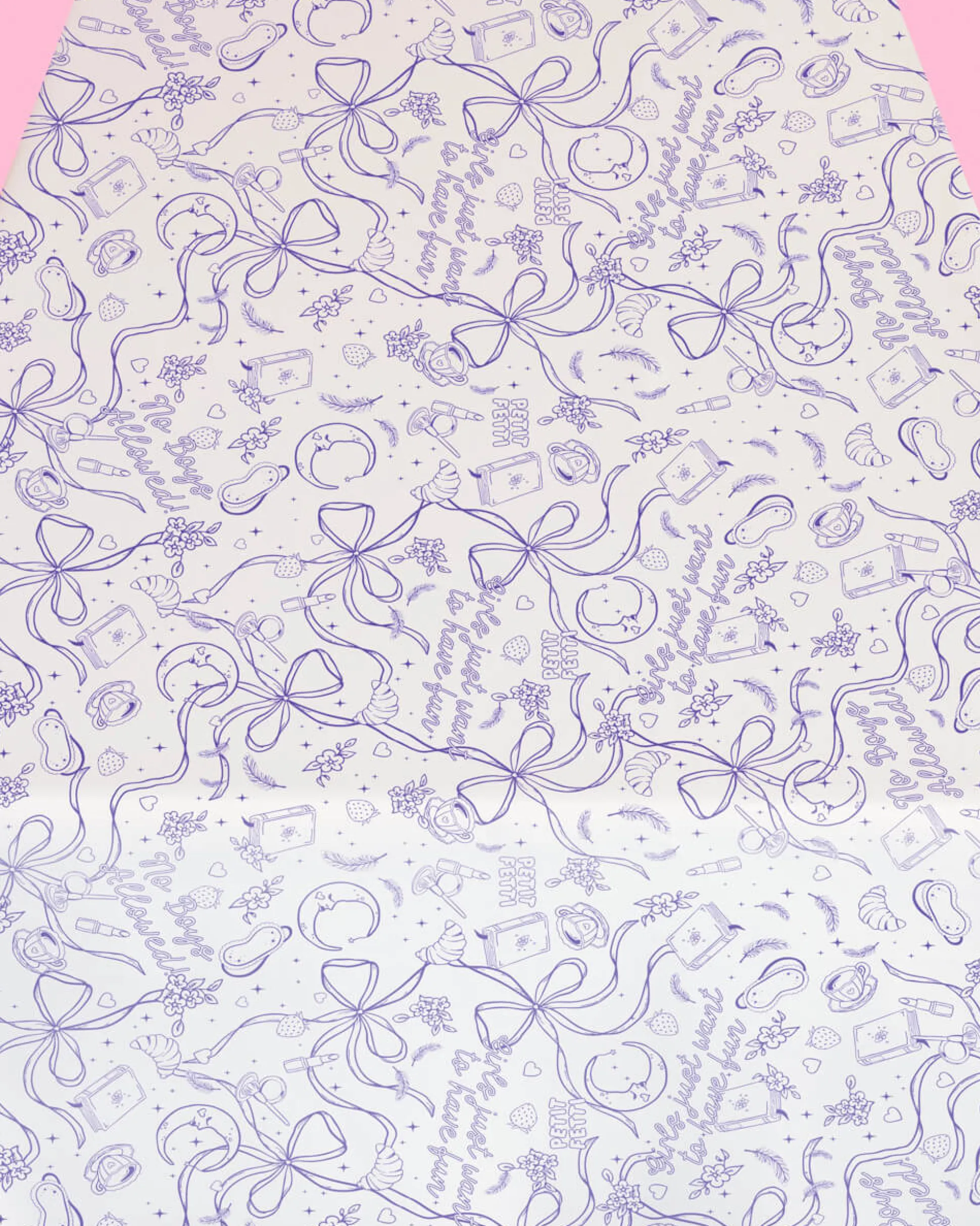 Sweet Dreams Tablecloth - paper coloring tablecloth