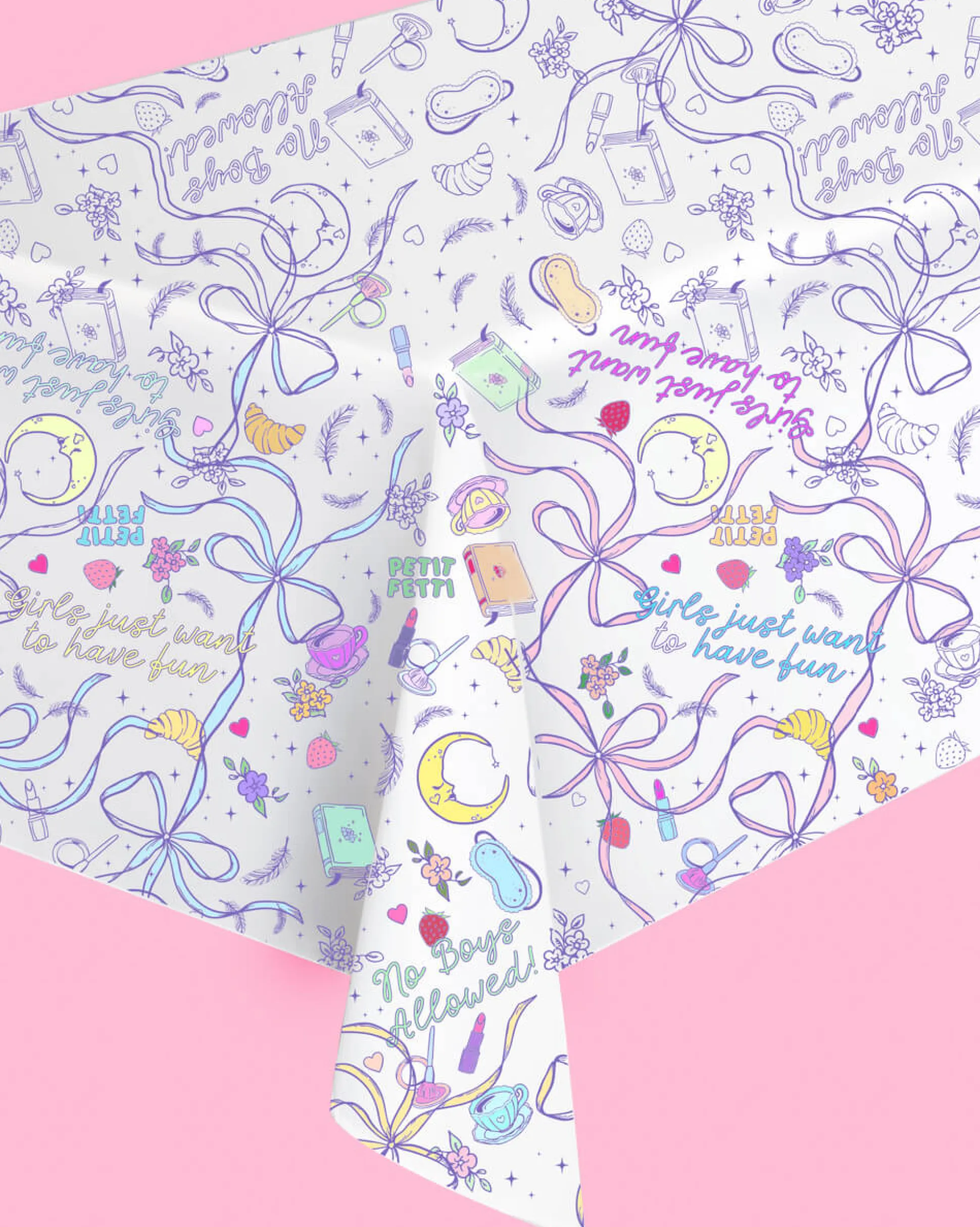 Sweet Dreams Tablecloth - paper coloring tablecloth
