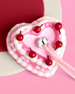 Sweetheart Cake Ornament - pink ornament