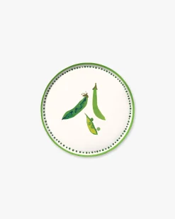Sweet Pea Duet Hors d'Oeuvres Plate Set - set of 12