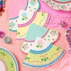 Tea Party Napkins - 24 pastel paper napkins