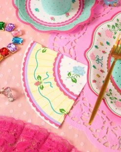 Tea Party Napkins - 24 pastel paper napkins