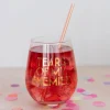 Tears of My Enemies Witty Wine Glass