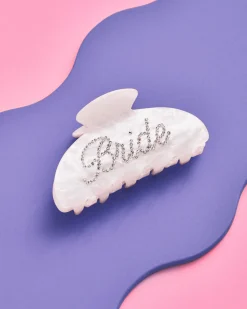 That Bride Clip - Pearlescent Claw Clip