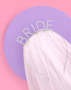 That Bride Headband Veil - Headband with Removable Veil