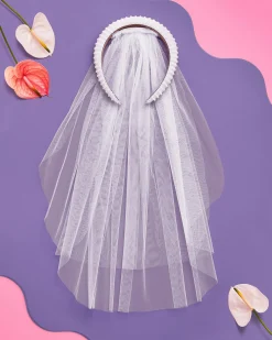 The Noncommittal - Headband W/ Removable Veil