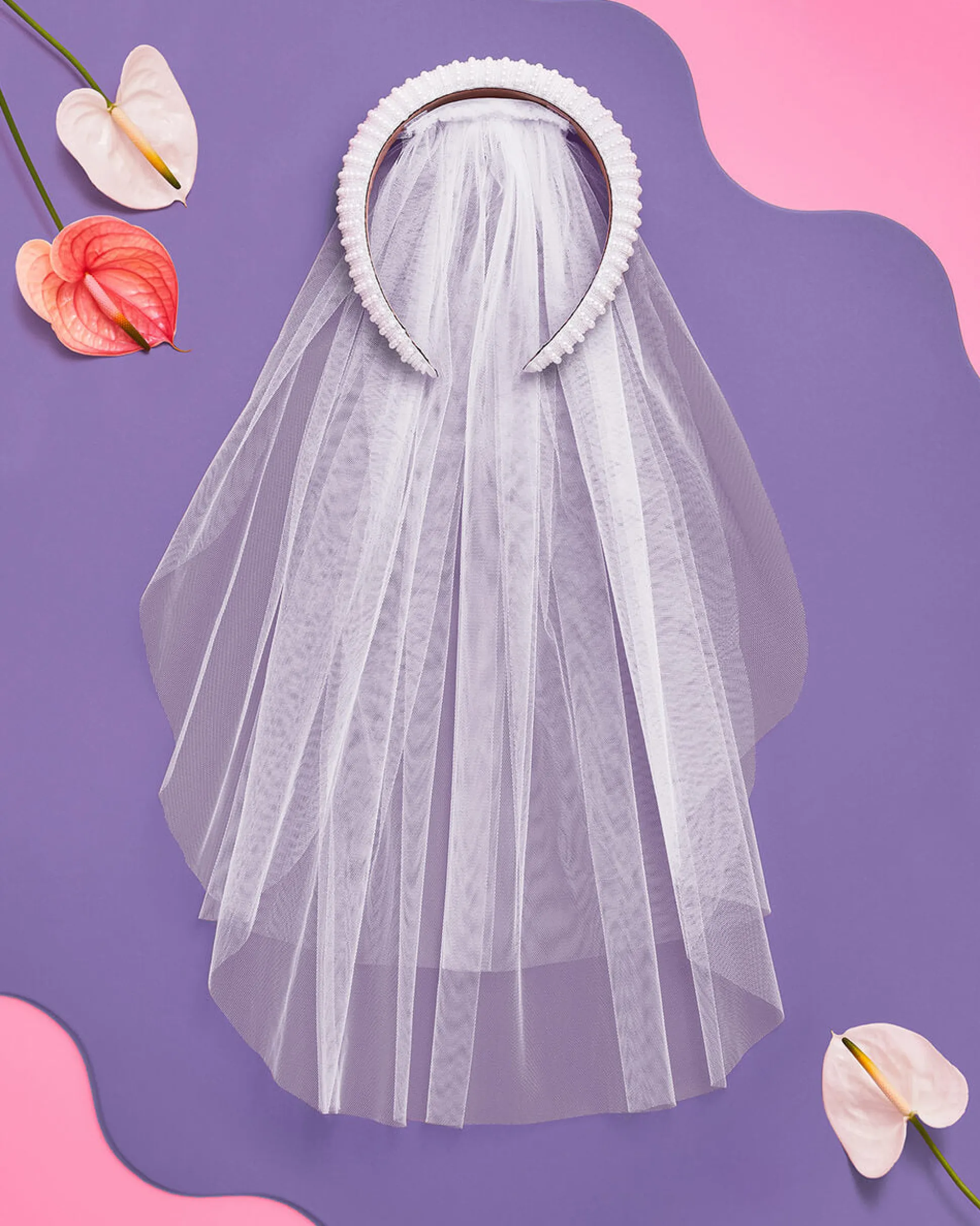 The Noncommittal - Headband W/ Removable Veil