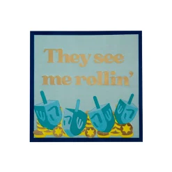 They See Me Rollin' Cocktail Napkins, Set of 20