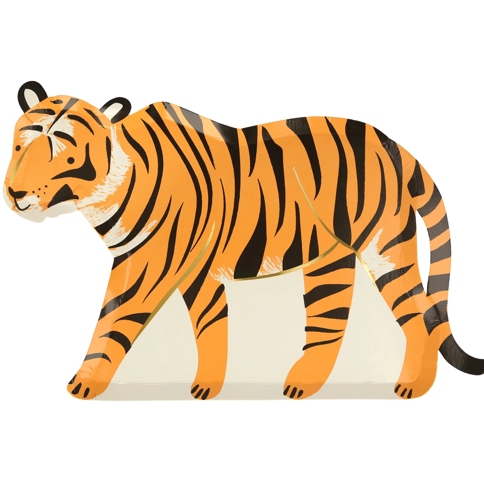 Tiger Plates, Pack of 8