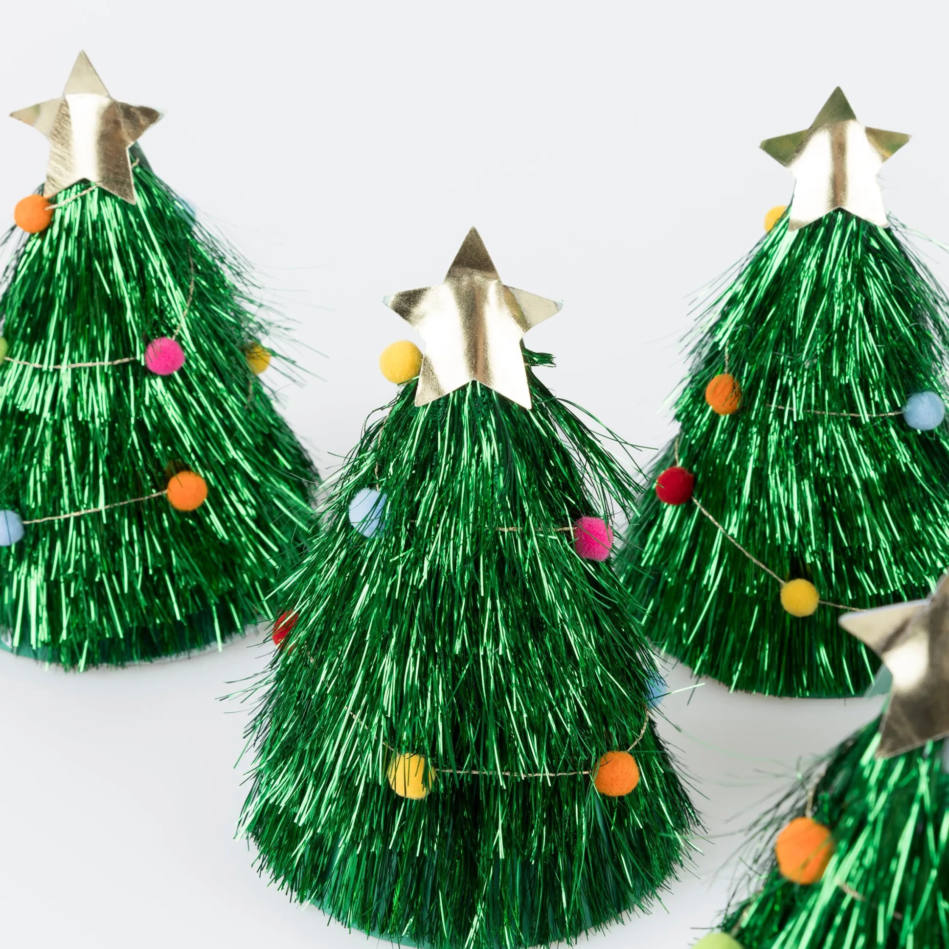 Tinsel Tree Party Hats