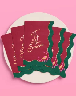 Tis the Season Napkins - 50 rectangle napkins
