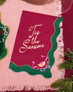 Tis the Season Napkins - 50 rectangle napkins