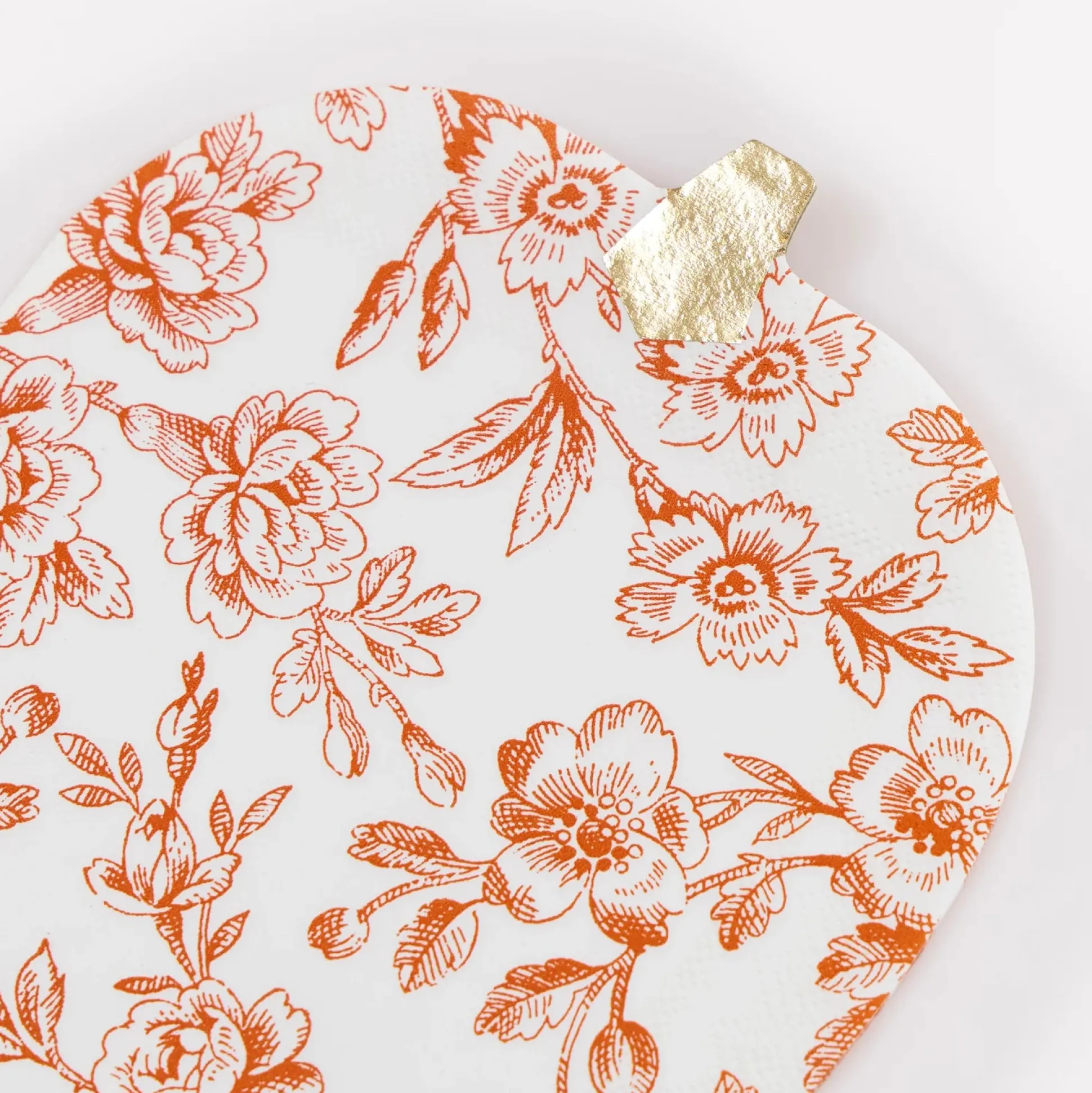 Toile Pumpkin Napkins (x 16)