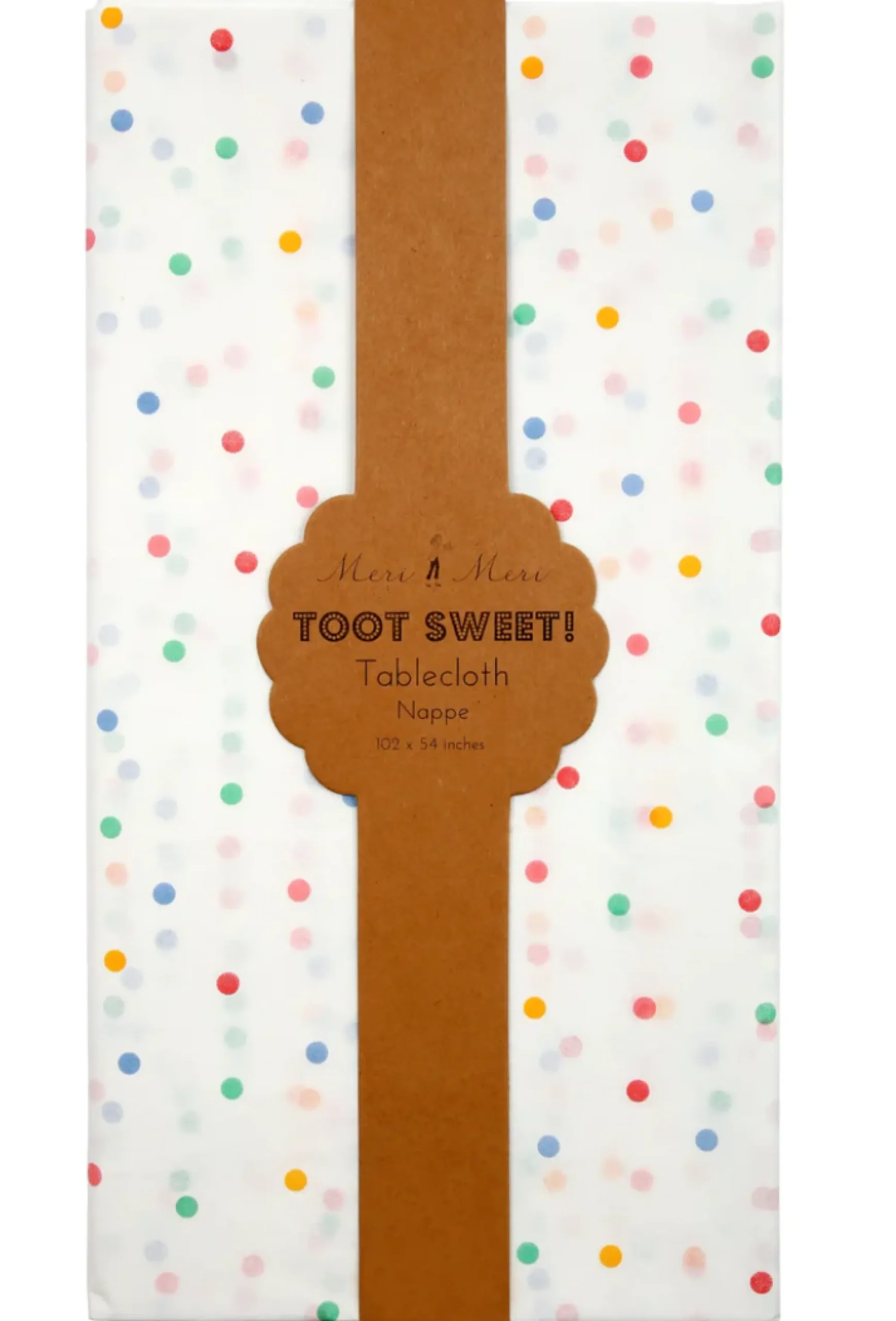 Toot Sweet! Spotty Paper Tablecloth