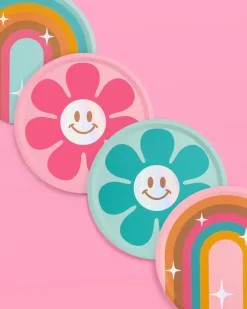 Totally Groovy Plates, Pack of 24