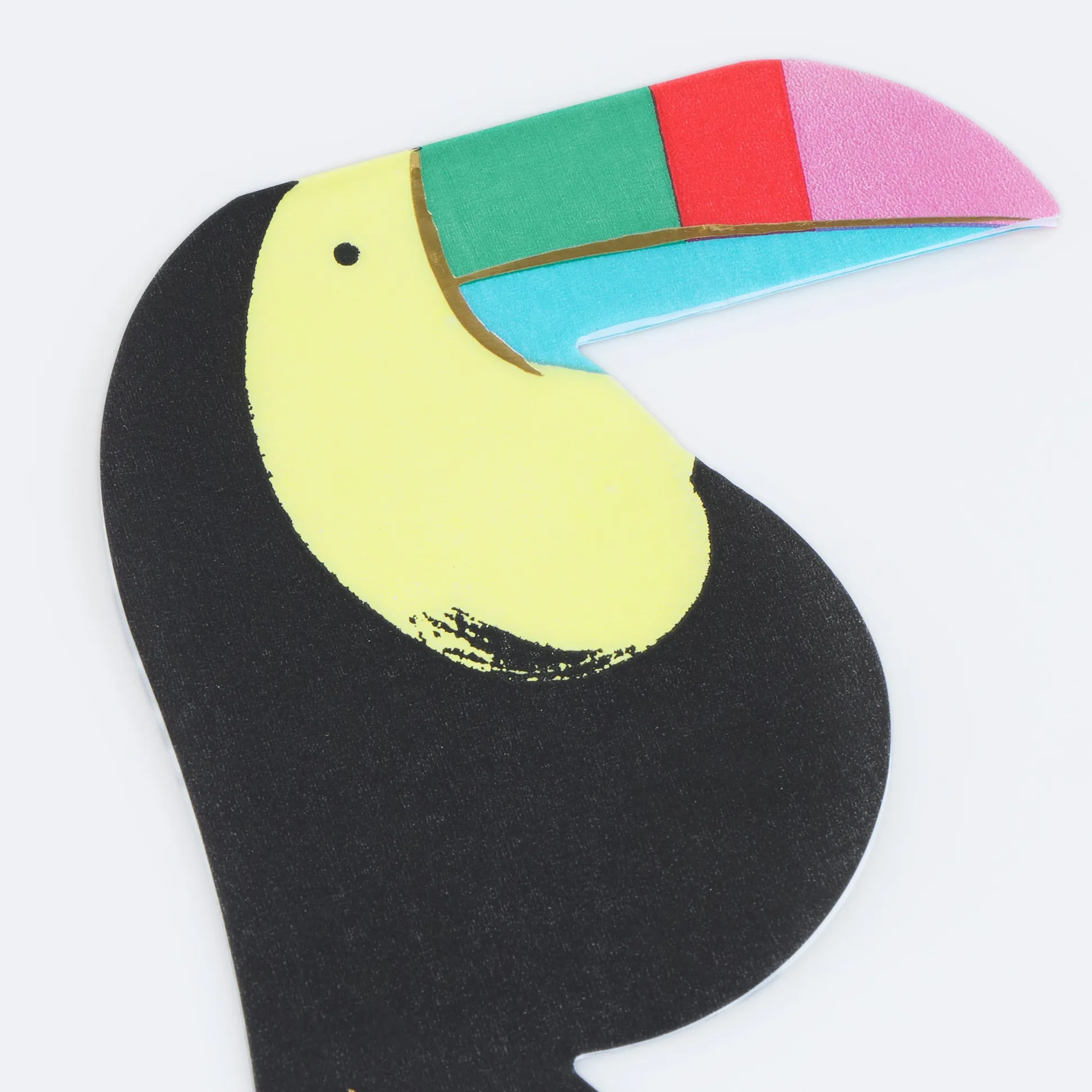 Toucan Shaped Napkins (x 16)