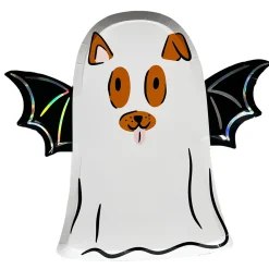 Trick or Treat Street Dog Ghost Large Plates