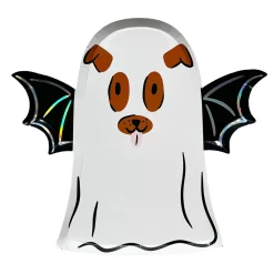 Trick or Treat Street Dog Ghost Large Plates