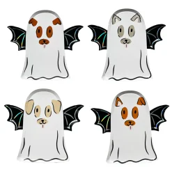 Trick or Treat Street Dog Ghost Large Plates