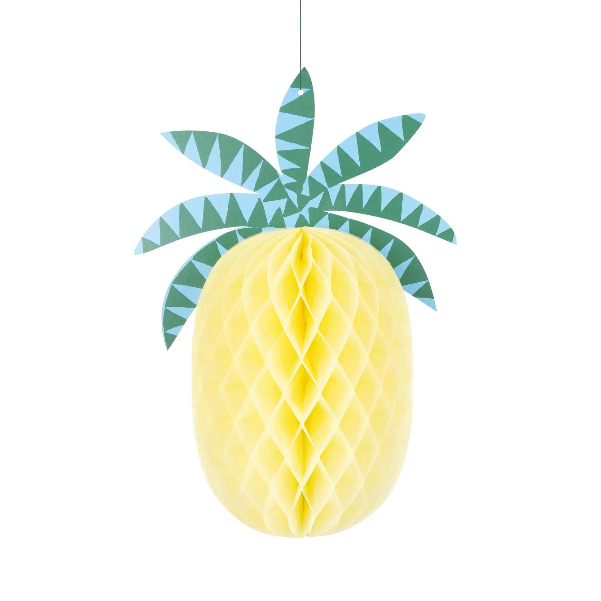 Tropical Fruit Honeycomb Decorations (x 7)
