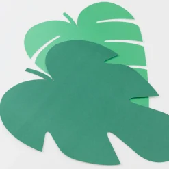 Tropical Leaf Paper Placemats (x 12)