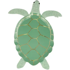 Turtle Plates, Pack of 8