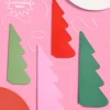 Very Merry Tree Set - 4 accordion tissue paper trees