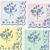 Vintage Botanical Large Napkins, Set of 16