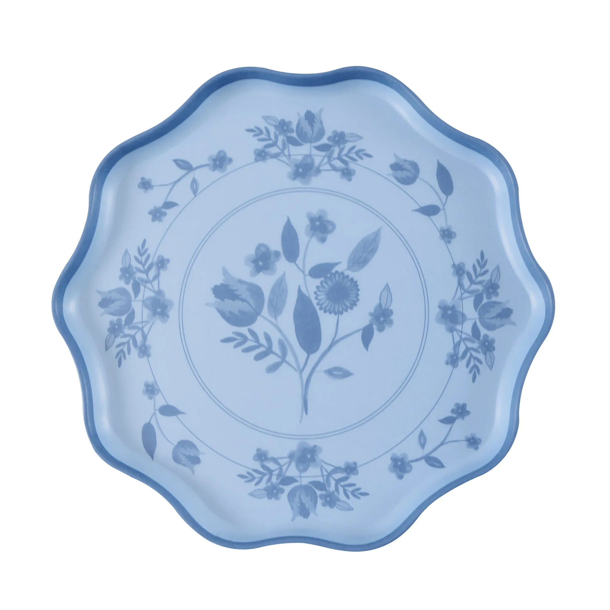 Vintage Botanical Reusable Small Plates (x 4)