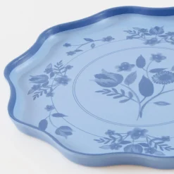 Vintage Botanical Reusable Small Plates (x 4)