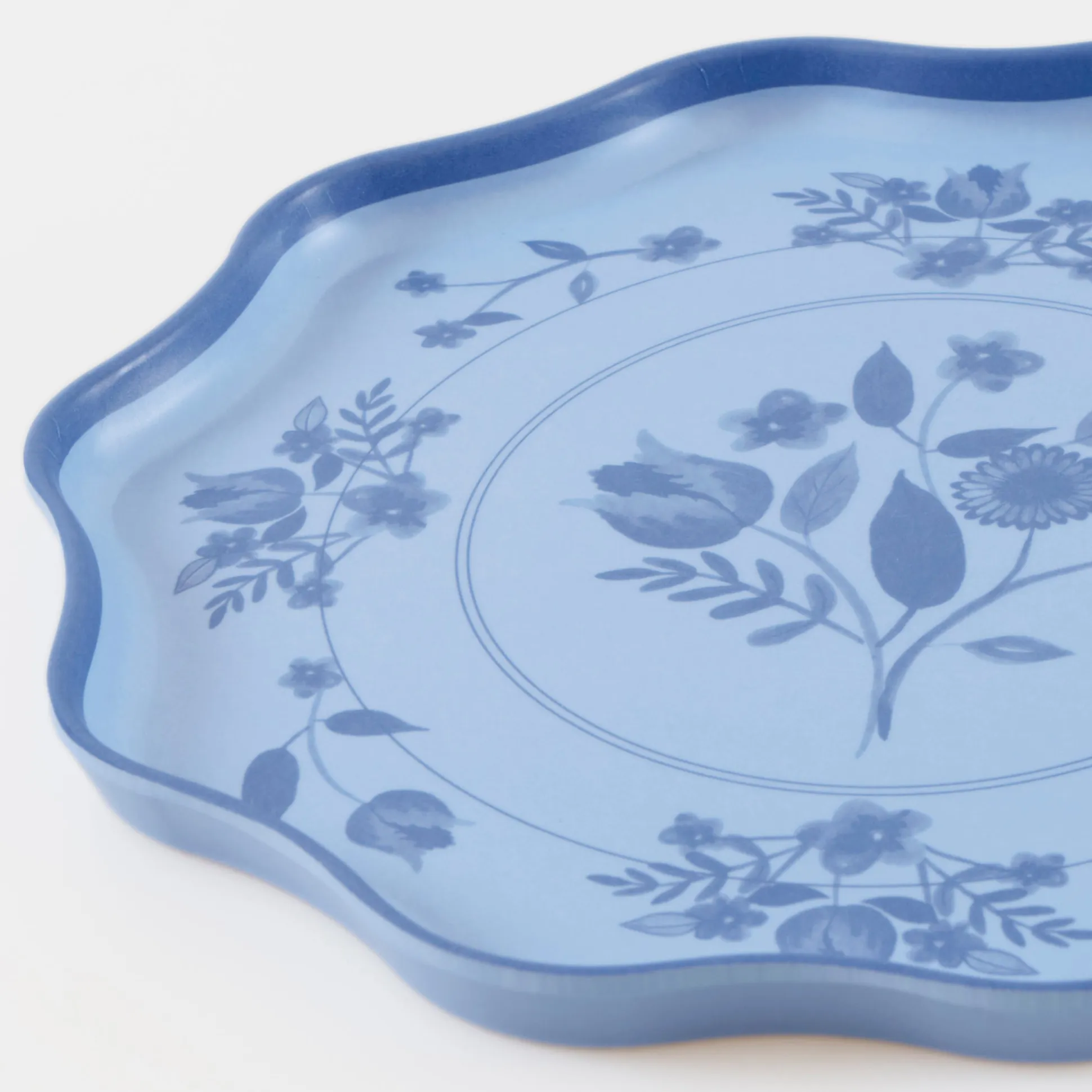 Vintage Botanical Reusable Small Plates (x 4)