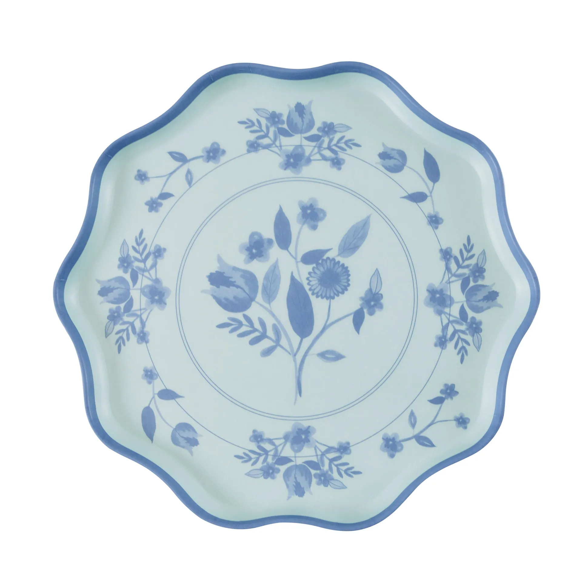 Vintage Botanical Reusable Small Plates (x 4)