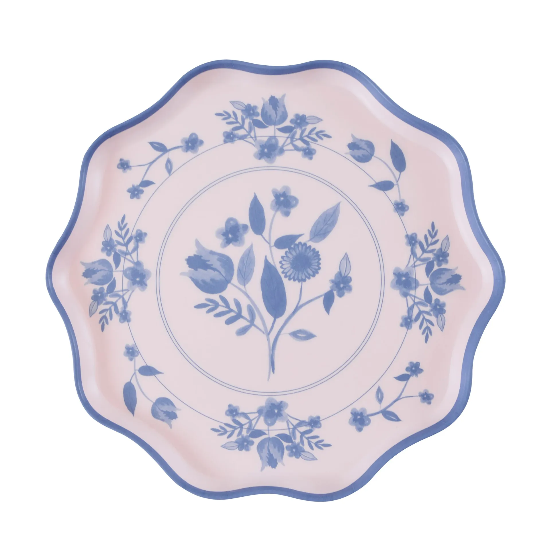 Vintage Botanical Reusable Small Plates (x 4)