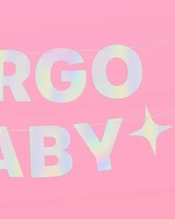 Virgo Baby Banner - Iridescent Foil Banner