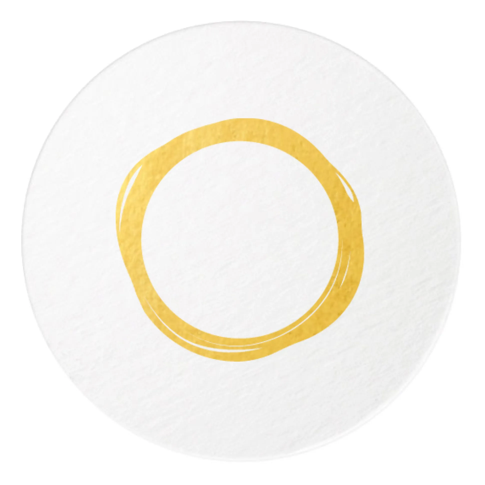 Wax Stamp Coasters, Gold Foil