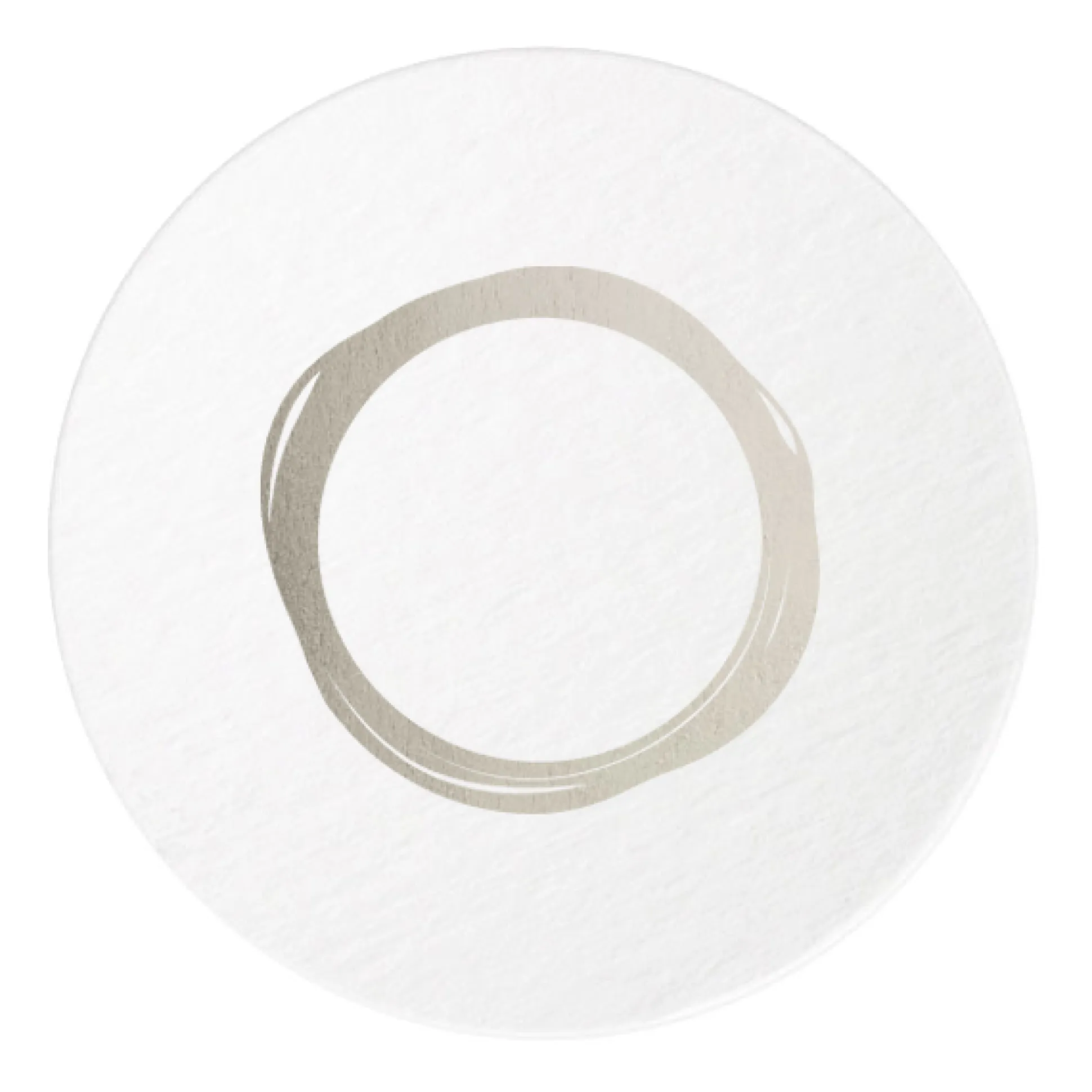 Wax Stamp Coasters, Silver Foil