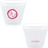 Wax Stamp Dates Custom Cup, Fuchsia Foil