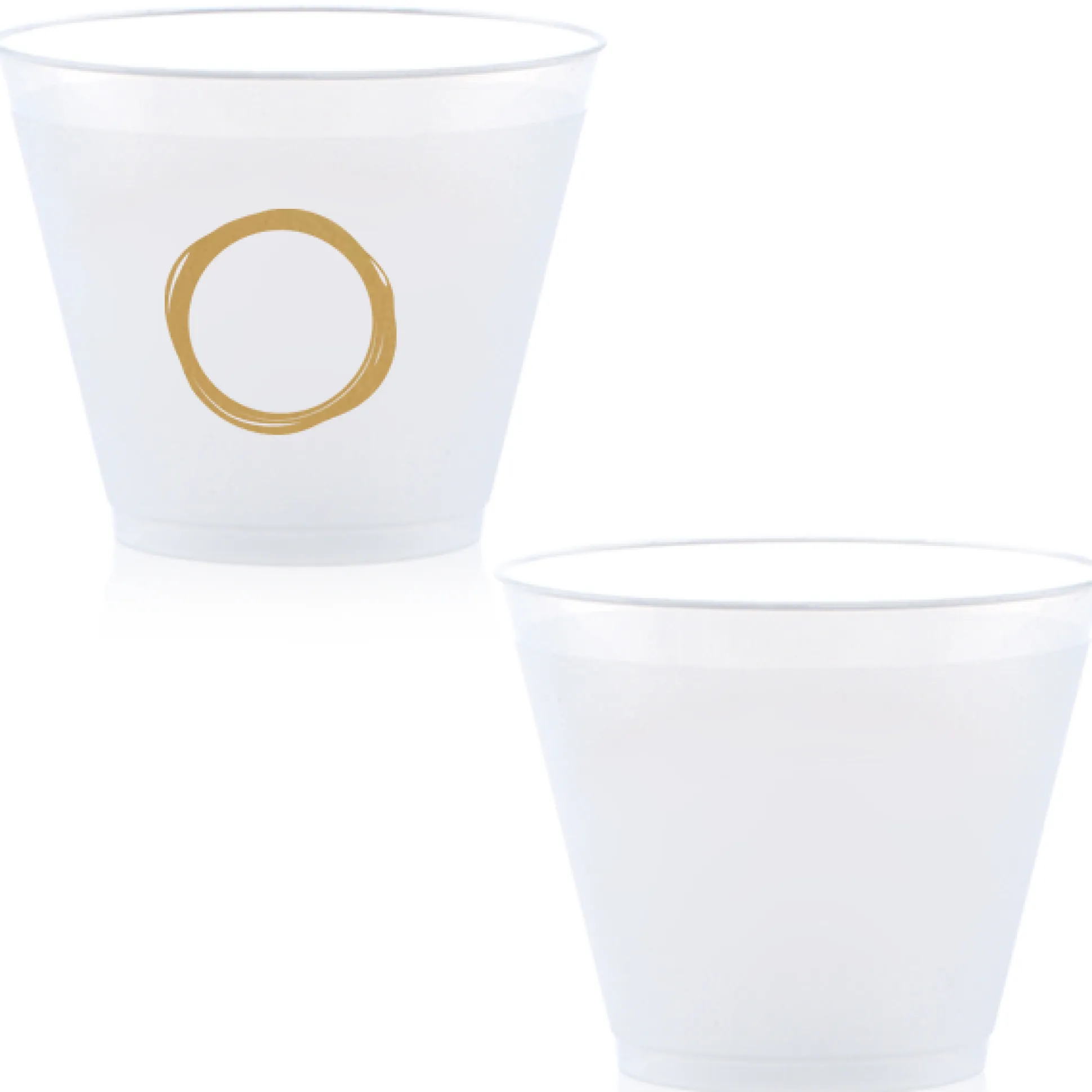 Wax Stamp Dates Custom Cup, Gold Foil