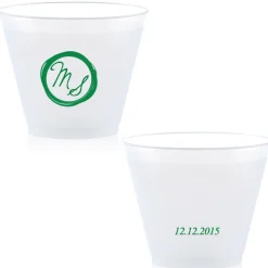Wax Stamp Dates Custom Cup, Leaf Foil