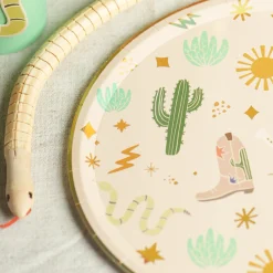 Western Cowboy Paper Plates, Pack of 12