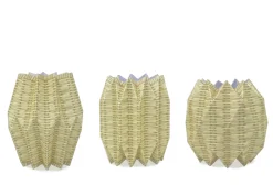 Wicker Vase Wraps, Set of 3