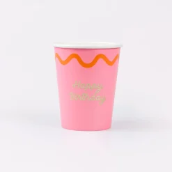 Wiggle Edge Cups (x 8)