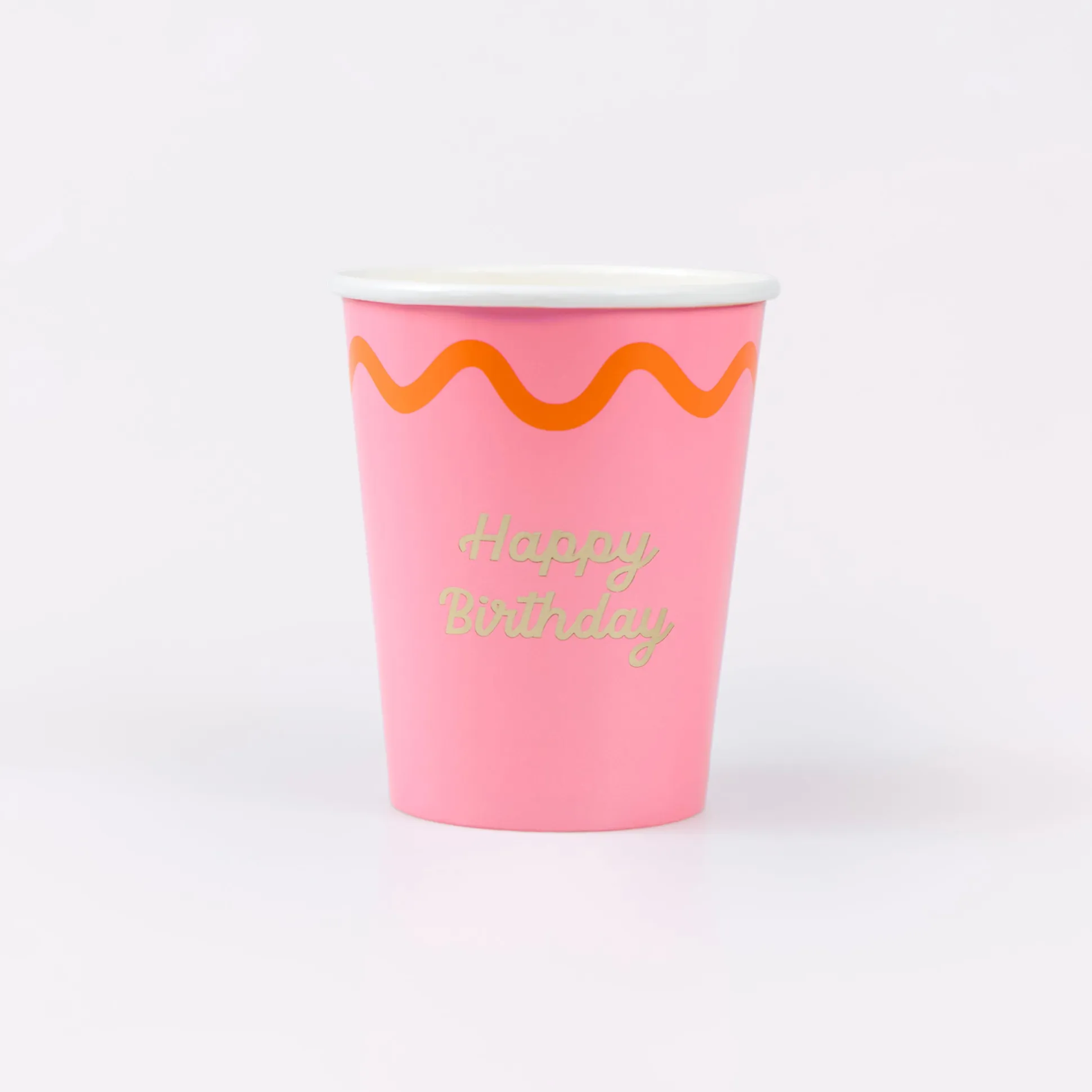 Wiggle Edge Cups (x 8)