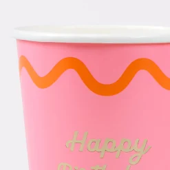 Wiggle Edge Cups (x 8)